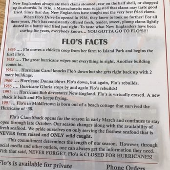 Flo's Clam Shack - Seafood Near Me - Middletown, Rhode Island