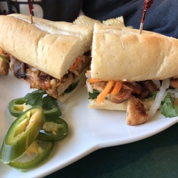 The Pho Cabin - Tender lemongrass chicken banh mi - Vietnamese Near Me - Los Altos, California