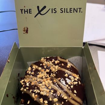 Deaux - Bittersweet chocolate peanut butter butter donut - Donuts Near Me - Redlands, California