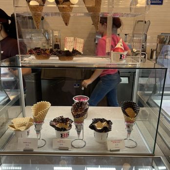 Baskin-Robbins - They have a variety of cones: plain, waffle, chocolate dipped and more - Ice Cream & Frozen Yogurt Near Me - Roseville, California Baskin-Robbins - They have a variety of cones: plain, waffle, chocolate dipped and more - Ice Cream & Frozen Yogurt Near Me - Roseville, California