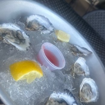 Liberty Hound - For me - eating oysters is about the entire experience.  The presentation was so off point.  Using regular ice and crushed ice? - Seafood Near Me - Buffalo, New York
