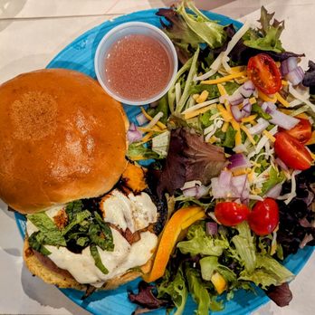 The Alcove - Portobello Burger ($15) - Gastropubs Near Me - Sunnyside, New York The Alcove - Portobello Burger ($15) - Gastropubs Near Me - Sunnyside, New York