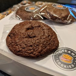 OYeah! Cookies - Cocoa Chewy Brownie Cookie. $17.99 for six.