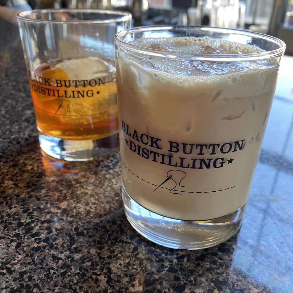 Black Button Distilling - Bourbon Cream cocktail & Old Fashioned with Four Grain Bourbon - Distilleries Near Me - Rochester, New York Black Button Distilling - Bourbon Cream cocktail & Old Fashioned with Four Grain Bourbon - Distilleries Near Me - Rochester, New York