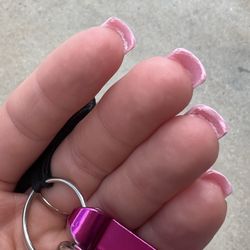 My Perfect Nails - Glue under the nails, messy paint job on the tips.