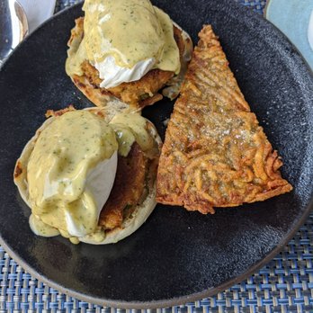 Fork Hill Kitchen - Crab Cake Benedict - New American Near Me - Union City, New Jersey Fork Hill Kitchen - Crab Cake Benedict - New American Near Me - Union City, New Jersey
