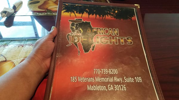 Menu photo 2 African Delights Restaurant Mableton, GA Menu photo 2 African Delights Restaurant Mableton, GA