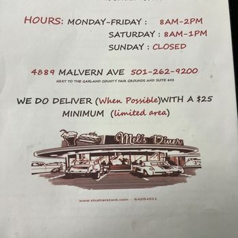 Mel's Southern Diner - Hours - Diners Near Me - Hot Springs, Arkansas Mel's Southern Diner - Hours - Diners Near Me - Hot Springs, Arkansas