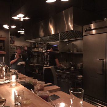 Burdock & Co - Sitting by the bar is great for watching the kitchen action - Tapas/Small Plates Near Me - Vancouver, British Columbia