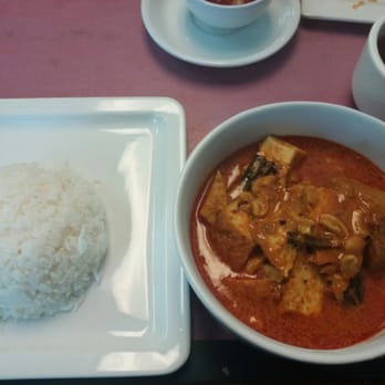 Mahnin Asian Restaurant - Masuman curry. Big chunks of potato. Lots of tofu. Hot was not too hot. May try Thai hot next time. - Burmese Near Me - Fort Wayne, Indiana Mahnin Asian Restaurant - Masuman curry. Big chunks of potato. Lots of tofu. Hot was not too hot. May try Thai hot next time. - Burmese Near Me - Fort Wayne, Indiana
