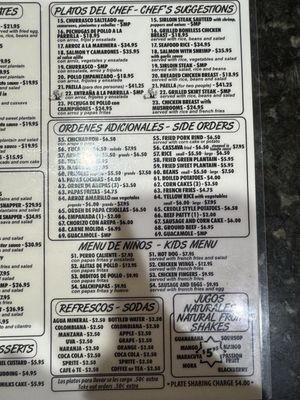 Menu photo 8 Pollos El Paisa Westbury, NY