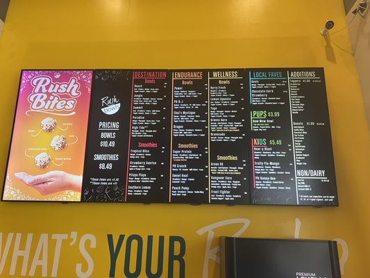 Menu photo 3 Rush Bowls St Louis, MO