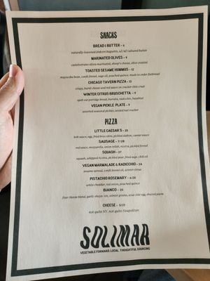 Menu photo 5 Solimar Sacramento, CA Menu photo 5 Solimar Sacramento, CA
