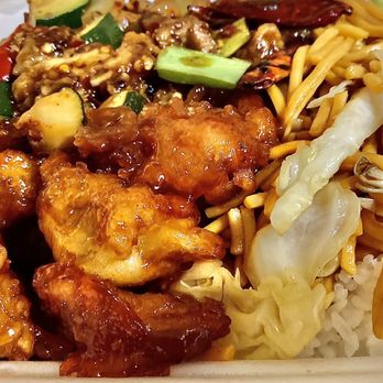 Magic Wok - "Ruby chicken" & a slightly skimpy Kung-Pao chicken w/ chow mein & white rice. Nice all in all. - Chinese Near Me - Chino, California Magic Wok - "Ruby chicken" & a slightly skimpy Kung-Pao chicken w/ chow mein & white rice. Nice all in all. - Chinese Near Me - Chino, California