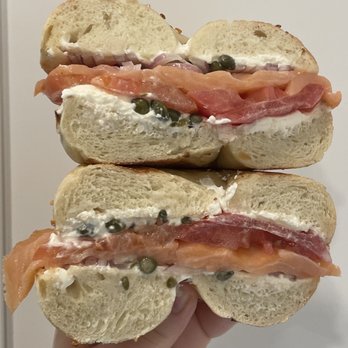 Main Street Bagel Cafe - Lox Sandwich - Bagels Near Me - Sacramento, California