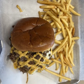 Fred's Downtown Philly - Brisket Fat Fred (Single) and fries - Cheesesteaks Near Me - Bedford, Texas