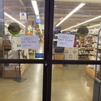 World Market - 5pm on a Tuesday- no explanation or information. - Furniture Stores Near Me - Glendale, California