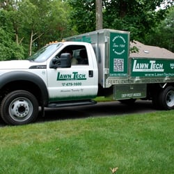 Lawn Tech - Lawn Tech lawn care service truck