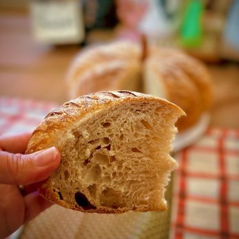 Wildflour Artisan Sourdough - Inside the seasonal pumpkin shaped sourdough loaf - perfect taste and texture - Bakeries Near Me - Monrovia, California
