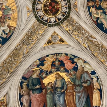 Musei Vaticani - Amazing ceilings - looking up the whole time.  This was by Raphael - Museums Near Me - Rome, RM