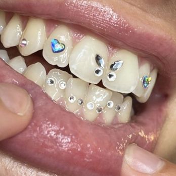 Biba Beauty Studio  - Sparkly smile with tooth gems ‼ - Permanent Makeup Near Me