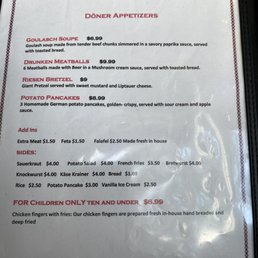 Menu Menu