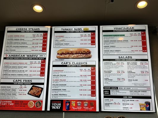 Menu photo 1 Capriotti's Sandwich Shop Las Vegas, NV Menu photo 1 Capriotti's Sandwich Shop Las Vegas, NV