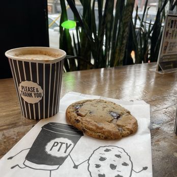 Please & Thank You - Mark - Honey boy latte, CHOCOLATE CHIP COOKIE - Coffee & Tea Near Me - Louisville, Kentucky Please & Thank You - Mark - Honey boy latte, CHOCOLATE CHIP COOKIE - Coffee & Tea Near Me - Louisville, Kentucky