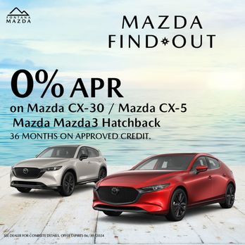 Fontana Mazda - Make a splash this summer with 0% APR for 36 months on the Mazda CX-30, Mazda CX-5, and Mazda3 Hatchback! - Car Dealers Near Me - Fontana, California Fontana Mazda - Make a splash this summer with 0% APR for 36 months on the Mazda CX-30, Mazda CX-5, and Mazda3 Hatchback! - Car Dealers Near Me - Fontana, California