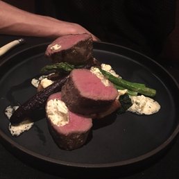 Striploin Steak w/ asparagus