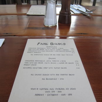 Pane Bianco - Central - Sandwiches Near Me - Phoenix, Arizona Pane Bianco - Central - Sandwiches Near Me - Phoenix, Arizona