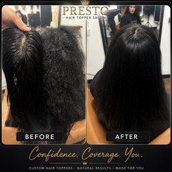 Presto Hair Topper KTips Extensions Salon Suite - Custom made skin Presto Crown Toppers!!! Handmade
