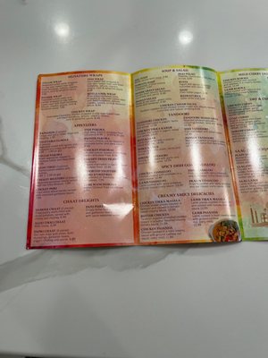 Menu photo 2 The Taj Indian Cusine & Bar Yuba City, CA Menu photo 2 The Taj Indian Cusine & Bar Yuba City, CA