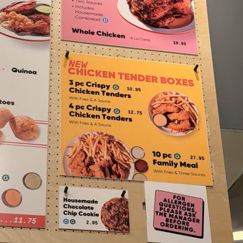 Fields Good Chicken - Menu - Salad Near Me - New York, New York