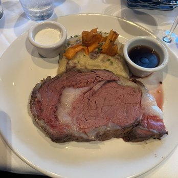 Chart House - Prime Rib and mashed potatoes - Seafood Near Me - Weehawken, New Jersey