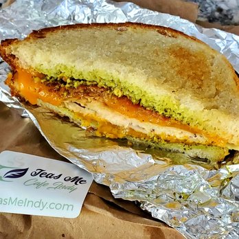 Tea's Me Cafe - The Larson  - cheddar, bacon, pesto, turkey - Coffee & Tea Near Me - Indianapolis, Indiana