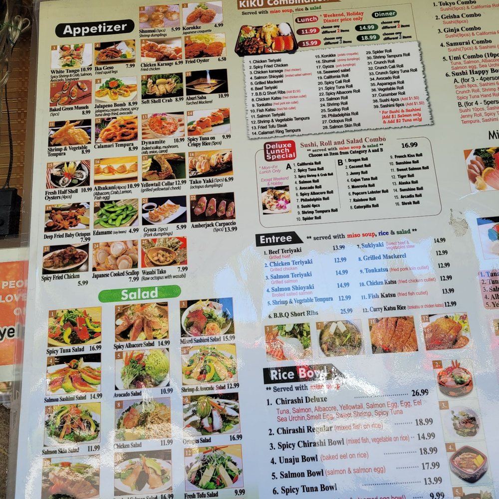 Kiku Sushi - Menu - Japanese Near Me - Monrovia, California Kiku Sushi - Menu - Japanese Near Me - Monrovia, California