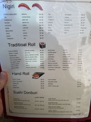 Menu photo 8 Sushi Raku Concord, CA