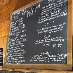 Porkies Outpost - Menu