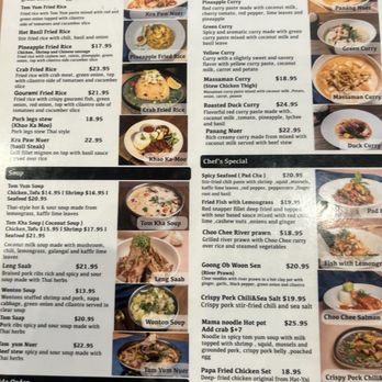 Manon - Menu - Thai Near Me - Fullerton, California Manon - Menu - Thai Near Me - Fullerton, California