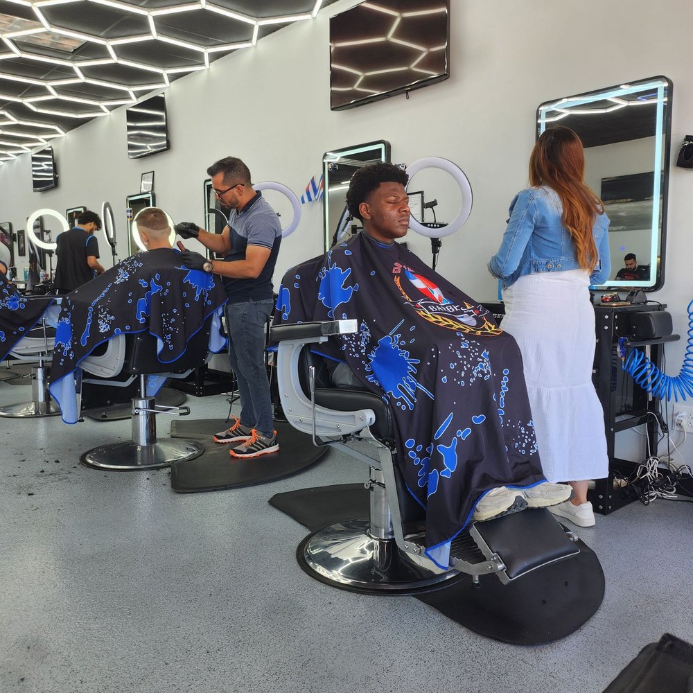 Dominguez Barber Shop - My son with Wendy. - Barbers Near Me - Spring, Texas