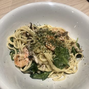 A Corner Cafe - Shrimp pasta - Cafes Near Me - Markham, Ontario