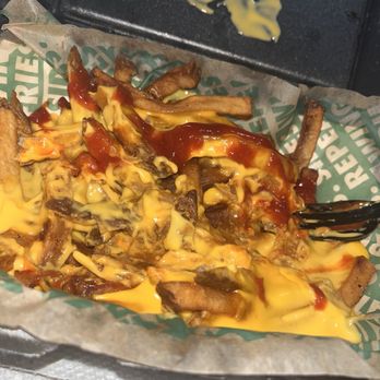Wingstop - Cheese Fries (I had started eating already) - Chicken Wings Near Me - Athens, Georgia