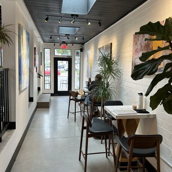 Elixir Espresso Bar - Inside seating - Gelato Near Me - San Diego, California