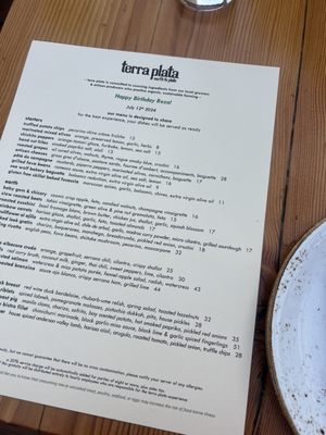 Menu photo 6 Terra Plata Seattle, WA Menu photo 6 Terra Plata Seattle, WA
