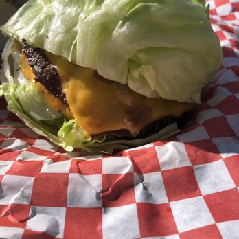 Wooly's - Half-Pound Burger in a Lettuce Wrap! - Seafood Near Me - Pismo Beach, California Wooly's - Half-Pound Burger in a Lettuce Wrap! - Seafood Near Me - Pismo Beach, California