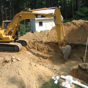 B & B Excavation - Digging the hole - Excavation Services Near Me - Sandwich, Massachusetts