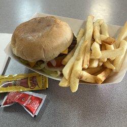 Sportsmen's Center - Cheeseburger and fries