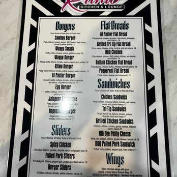 Ritmo Kitchen and Lounge - Menu - Lounges Near Me - Bakersfield, California