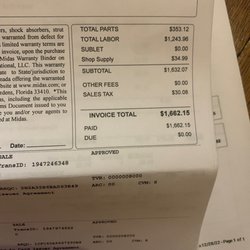 Cowboy's Auto Repair - This is how much I paid to get my car fixed at the mechanic shop that actually cares about there customers